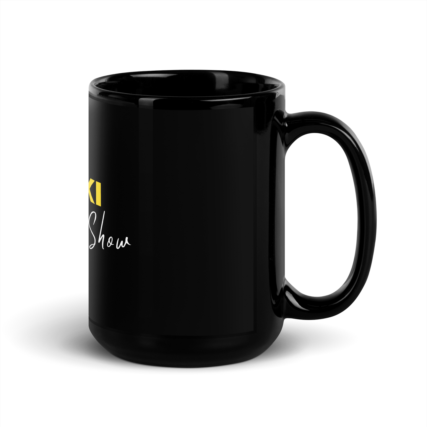 TNSS STAPLE - Black Glossy Mug