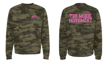 Moxie Unisex Midweight Crewneck Sweatshirt Camo