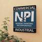 NPI STAPLE - Acrylic Wall Clock