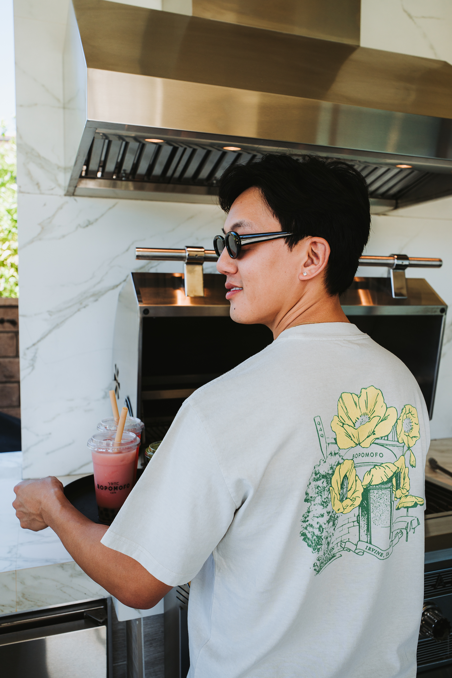 BOPOMOFO Irvine - Unisex Heavyweight Oversize Tee