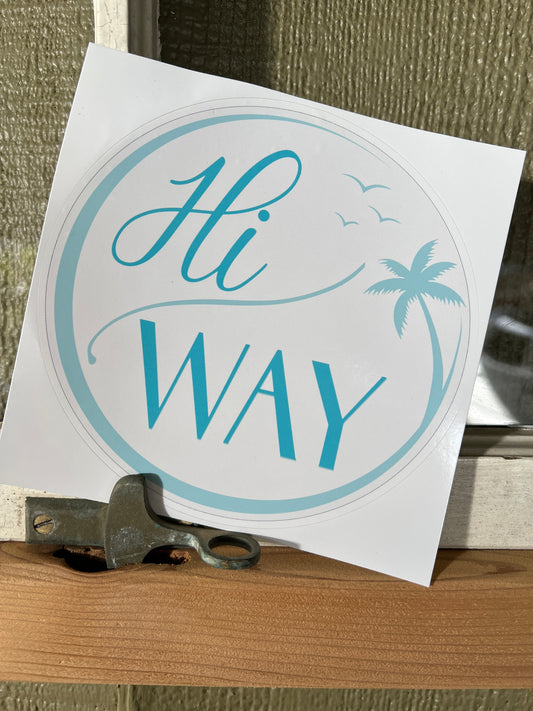THE HIWAY - STAPLE WHITE - Bubble-free stickers