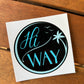 THE HIWAY - STAPLE BLACK - Bubble-free stickers
