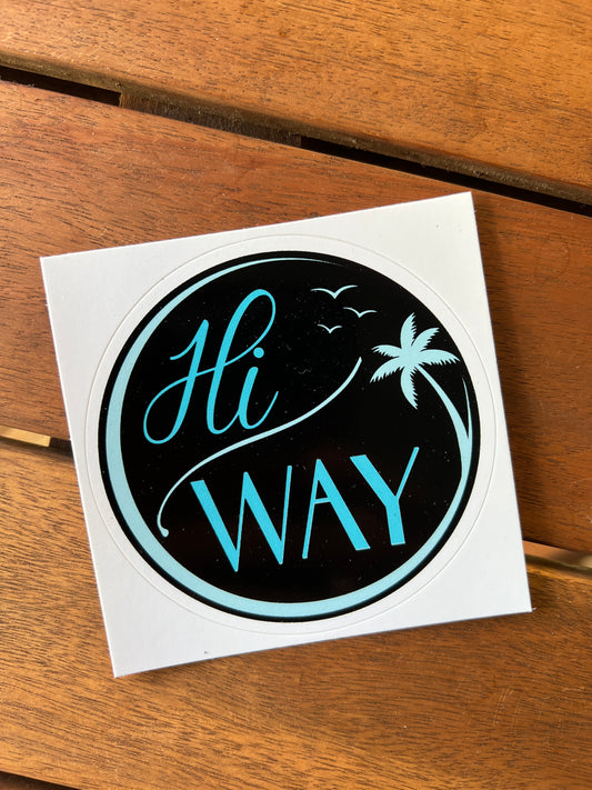 THE HIWAY - STAPLE BLACK - Bubble-free stickers