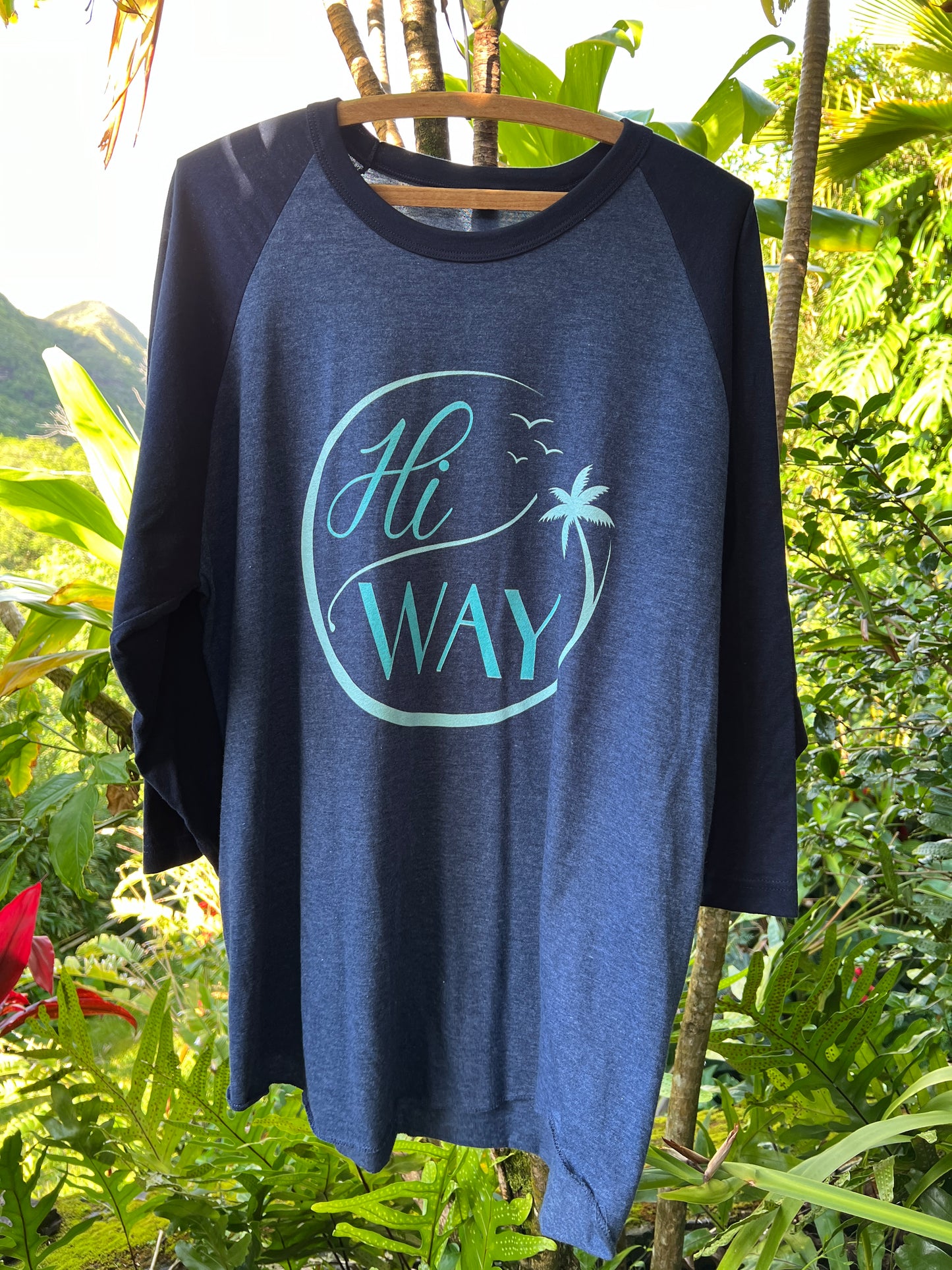 THE HIWAY - UNISEX 3/4 sleeve raglan shirt