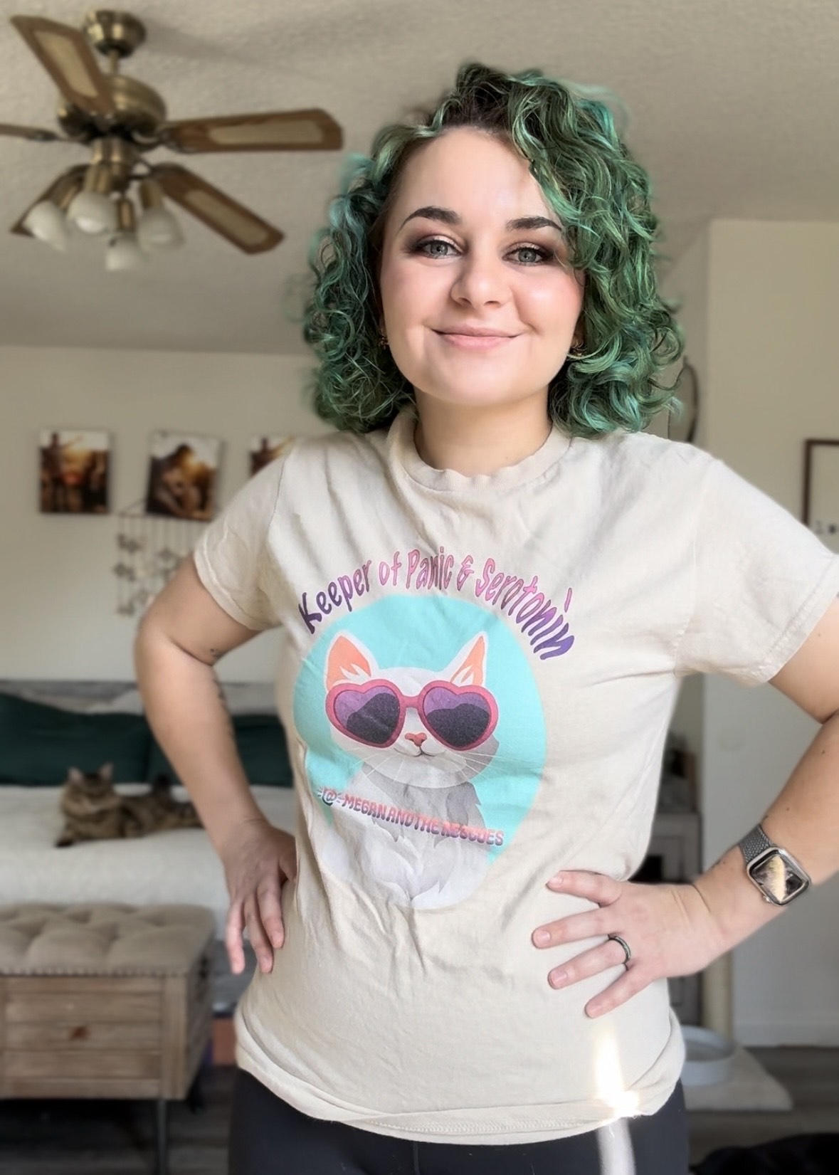 Keeper of Panic & Serotonin: Baby Bird - Unisex classic tee