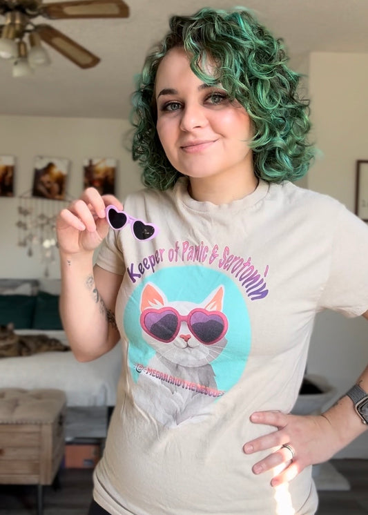 Keeper of Panic & Serotonin: Baby Bird - Unisex classic tee