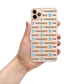 FANDED STAPLE - Clear Case for iPhone®