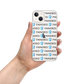 FANDED STAPLE - Clear Case for iPhone®