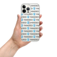 FANDED STAPLE - Clear Case for iPhone®