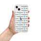 FANDED STAPLE - Clear Case for iPhone®