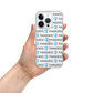 FANDED STAPLE - Clear Case for iPhone®