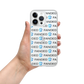 FANDED STAPLE - Clear Case for iPhone®
