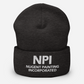 NPI TEXT - Cuffed Beanie