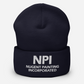 NPI TEXT - Cuffed Beanie