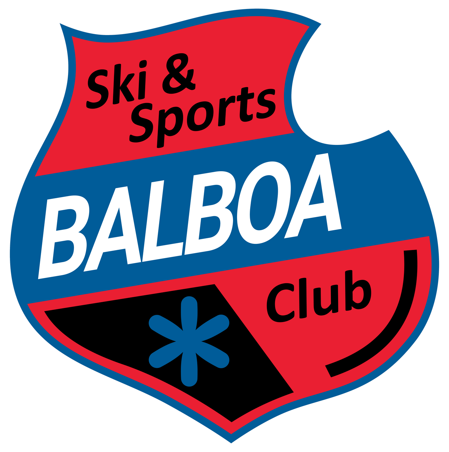 BSSC - BALBOA SKI AND SPORTS CLUB 2X2 STICKERS
