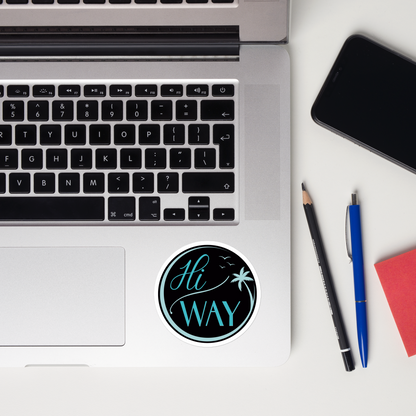 THE HIWAY - STAPLE BLACK - Bubble-free stickers