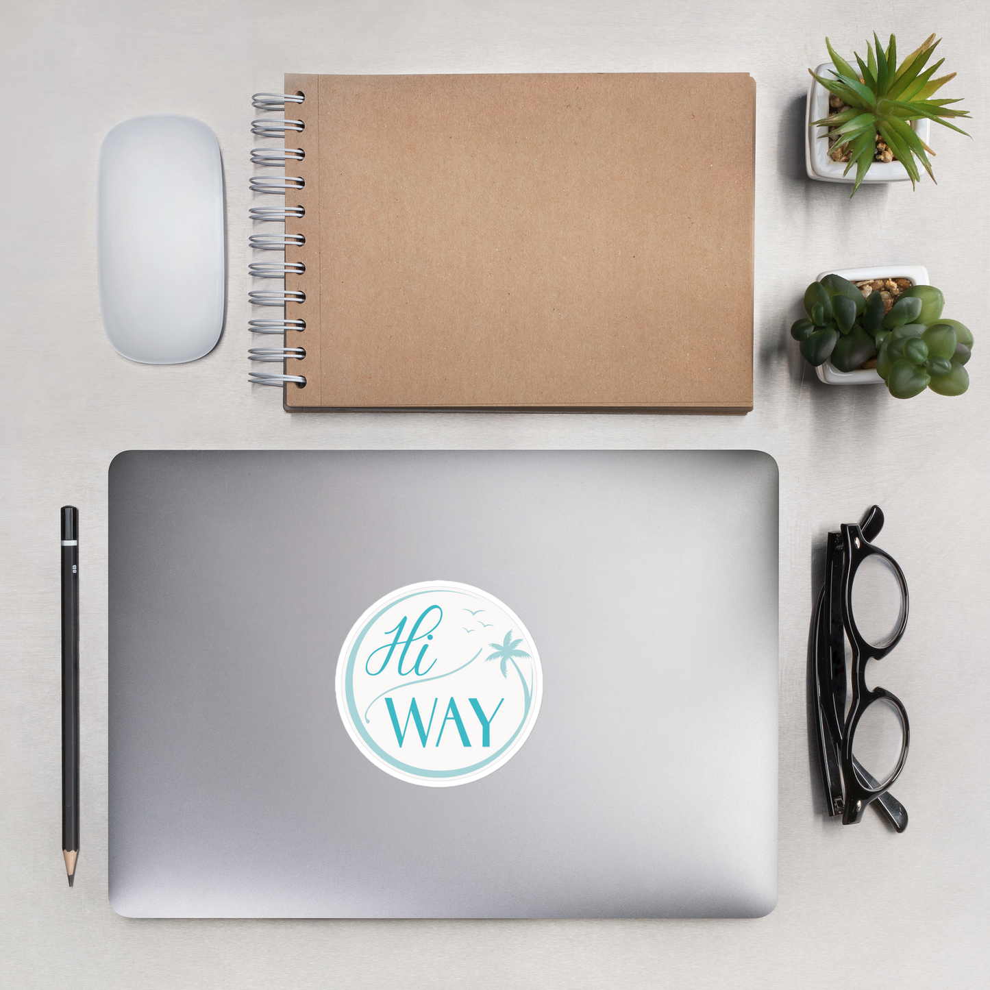 THE HIWAY - STAPLE WHITE - Bubble-free stickers