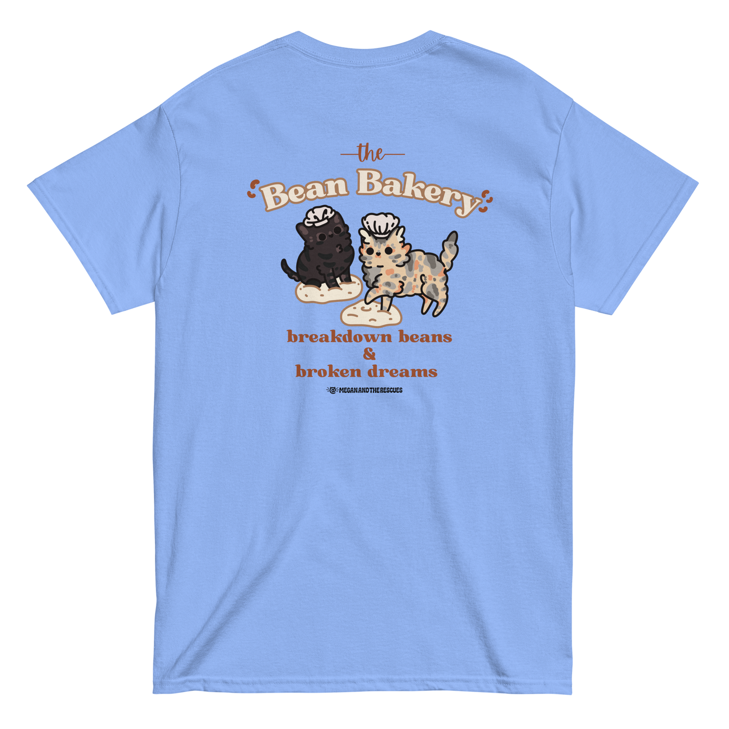 The Bean Bakery (Version 2) - front and back print Unisex classic tee