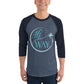 THE HIWAY - UNISEX 3/4 sleeve raglan shirt