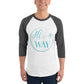 THE HIWAY - UNISEX 3/4 sleeve raglan shirt