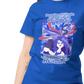 Weird Hair Attitude Dark Blue - Unisex classic tee