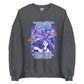 Weird Hair Attitude Dark Blue - Unisex Sweatshirt