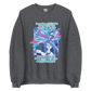 Weird Hair Attitude Blue - Unisex Sweatshirt