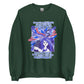 Weird Hair Attitude Dark Blue - Unisex Sweatshirt