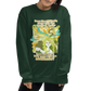Weird Hair Attitude Green - Unisex Sweatshirt