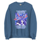 Weird Hair Attitude Dark Blue - Unisex Sweatshirt