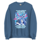 Weird Hair Attitude Blue - Unisex Sweatshirt