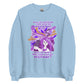 Weird Hair Attitude Purple - Unisex Sweatshirt