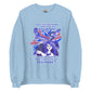 Weird Hair Attitude Dark Blue - Unisex Sweatshirt