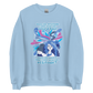 Weird Hair Attitude Blue - Unisex Sweatshirt