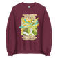 Weird Hair Attitude Green - Unisex Sweatshirt