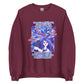 Weird Hair Attitude Dark Blue - Unisex Sweatshirt