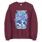 Weird Hair Attitude Blue - Unisex Sweatshirt