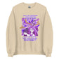 Weird Hair Attitude Purple - Unisex Sweatshirt