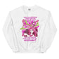 Weird Hair Attitude Pink - Unisex Sweatshirt