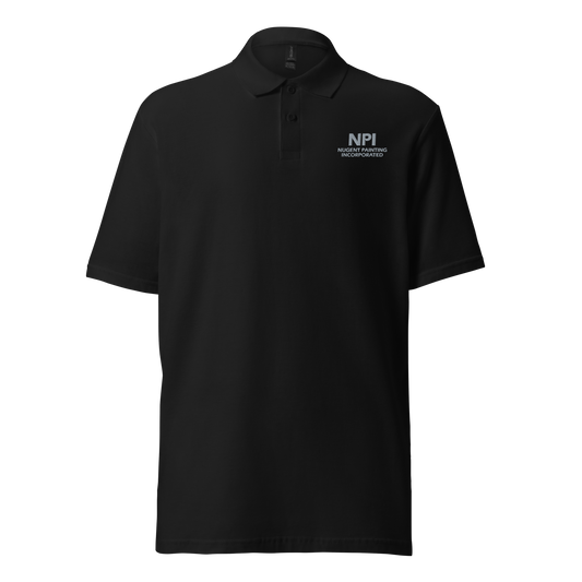 NPI TEXT - Unisex pique polo shirt