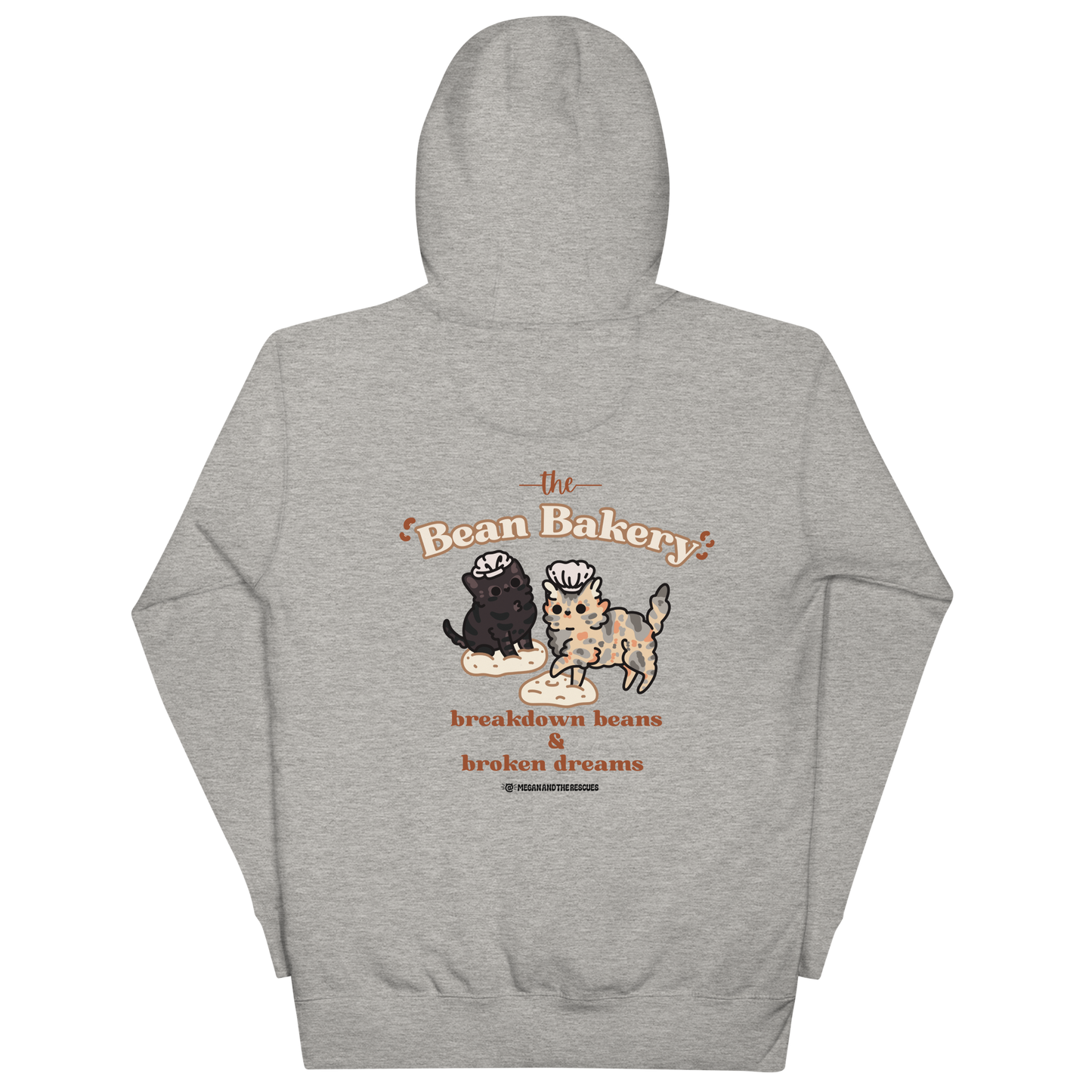 The Bean Bakery (Version 2) - front and back print   - Unisex Hoodie
