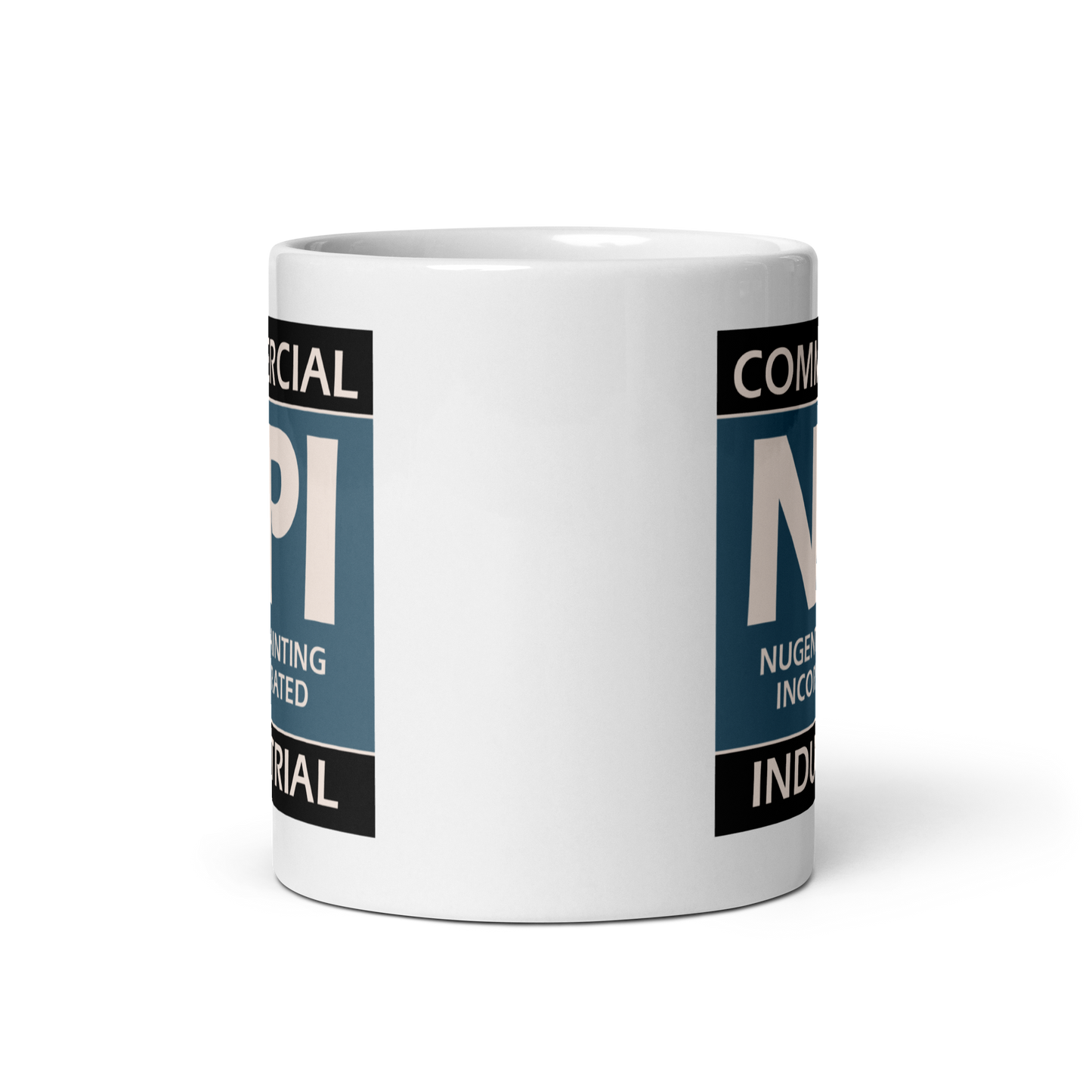 NPI STAPLE - White glossy mug