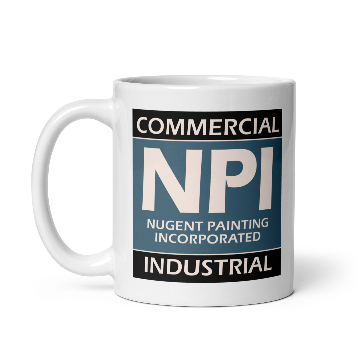 NPI STAPLE - White glossy mug