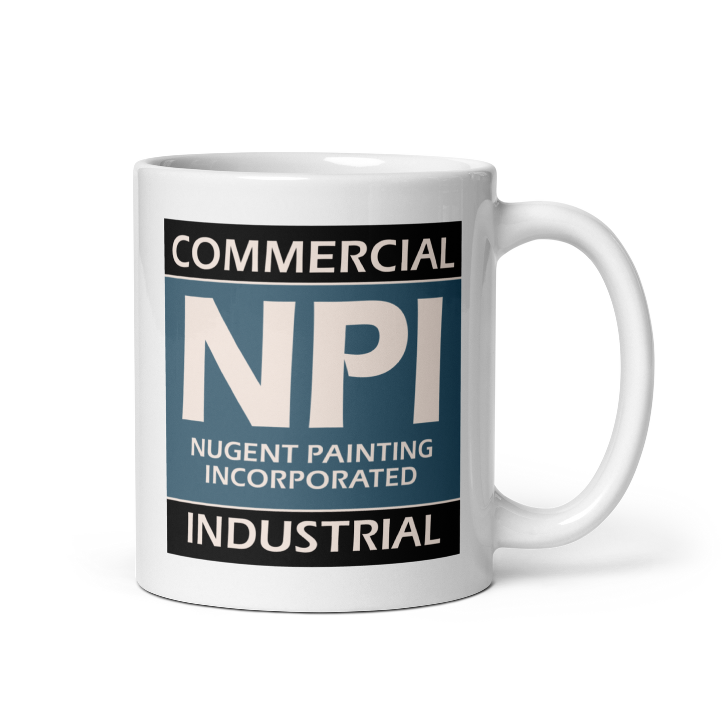 NPI STAPLE - White glossy mug