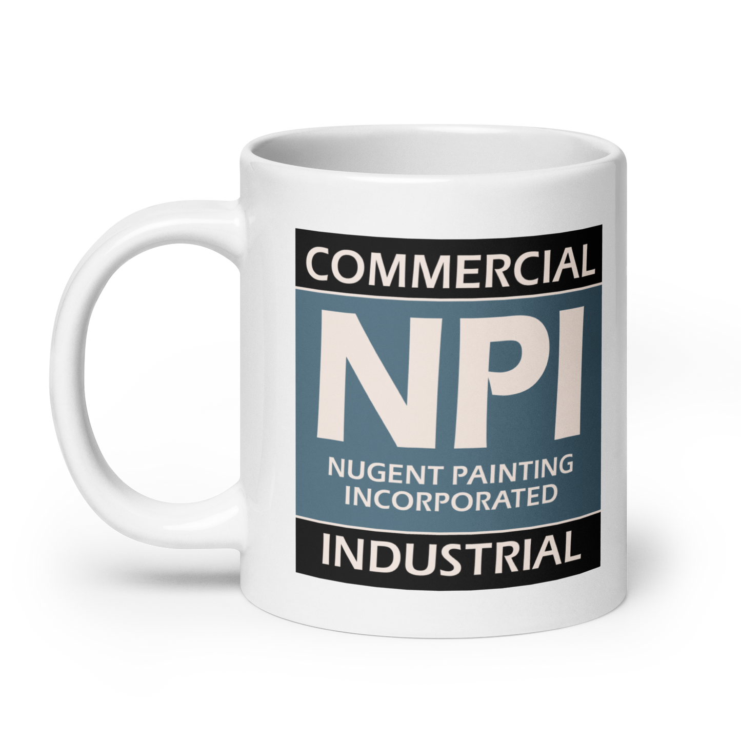 NPI STAPLE - White glossy mug