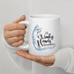 WONKY HEARTS - White glossy mug