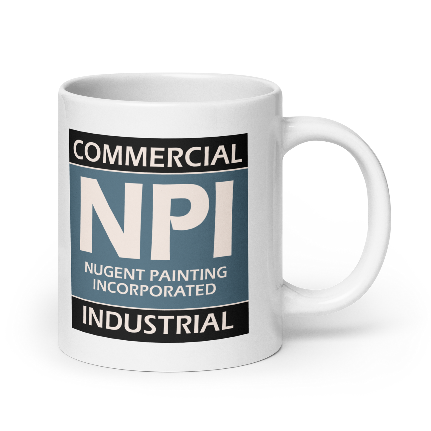 NPI STAPLE - White glossy mug
