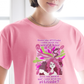 Weird Hair Attitude Pink - Women’s crop top