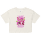 Weird Hair Attitude Pink - Women’s crop top