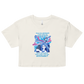Weird Hair Attitude Blue - Women’s crop top